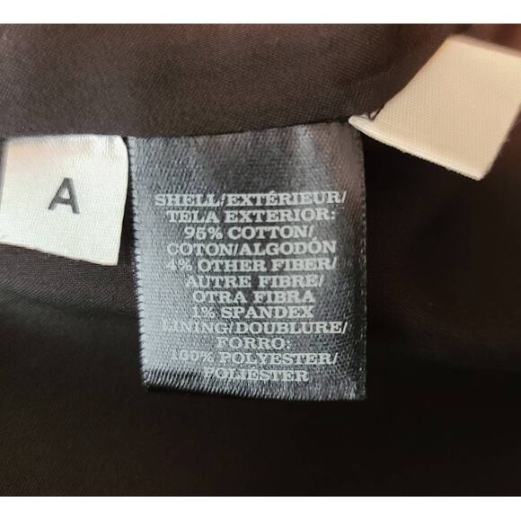 Ann Taylor abstract black white ruffle hem flounce skirt - 6 - Picture 4 of 4